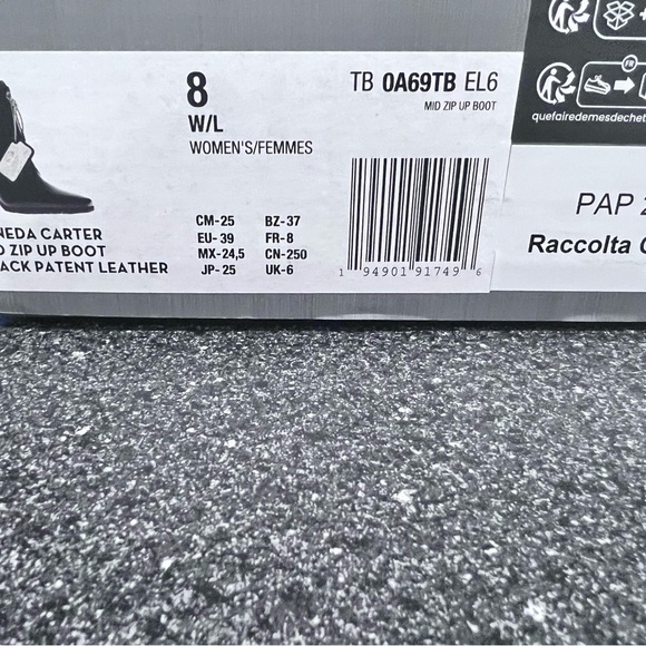 Timberland Women's Glossy Black Heeled Boots Veneda Carter - Picture 7 of 7